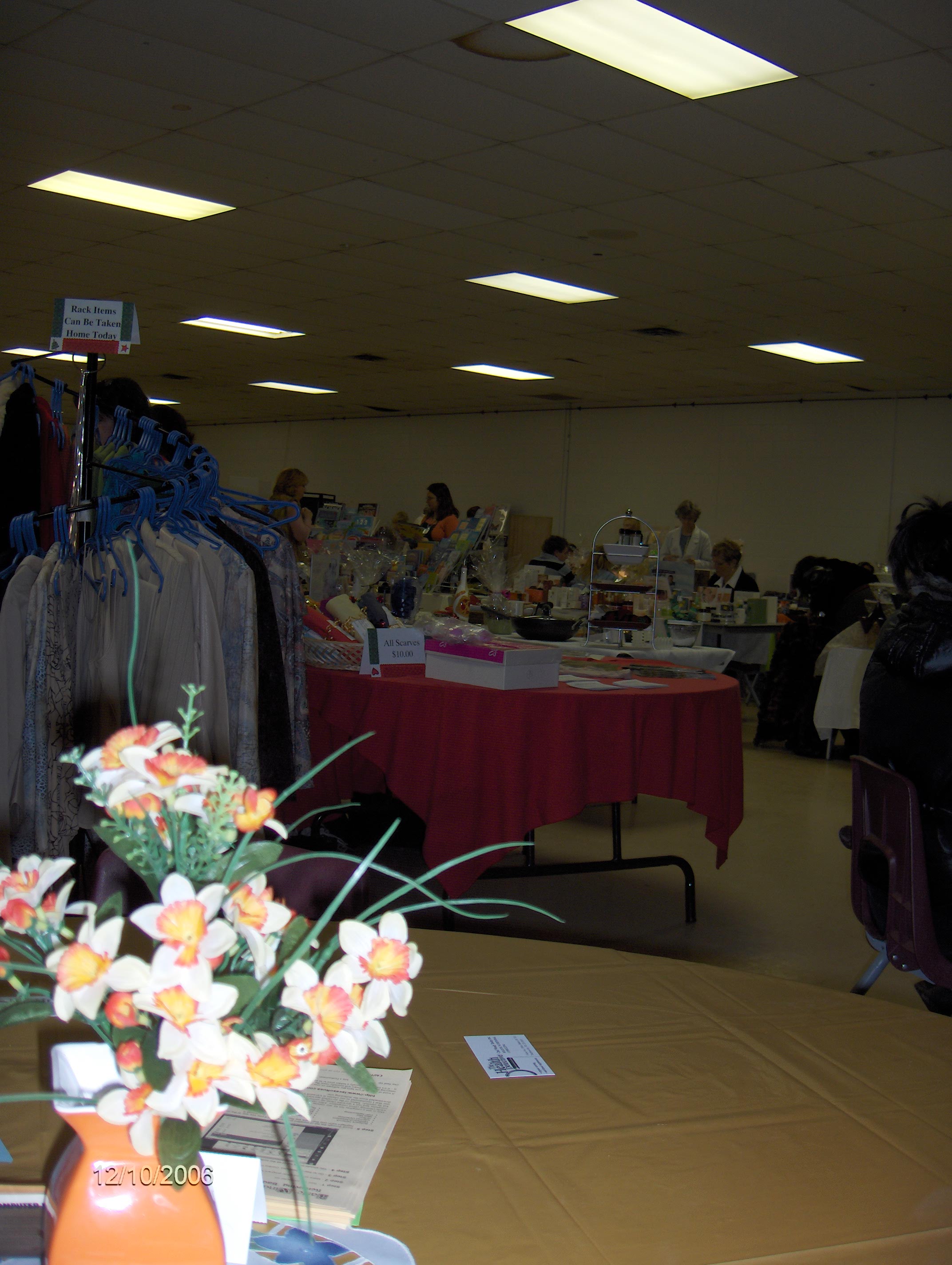 Uxbridge Fair, back of room